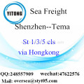 Shenzhen Port LCL Consolidation To Tema
